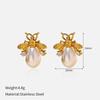 Ins Style Stainless Steel Earrings 18K Gold Plated Titanium Trendy Jewelry Men Women