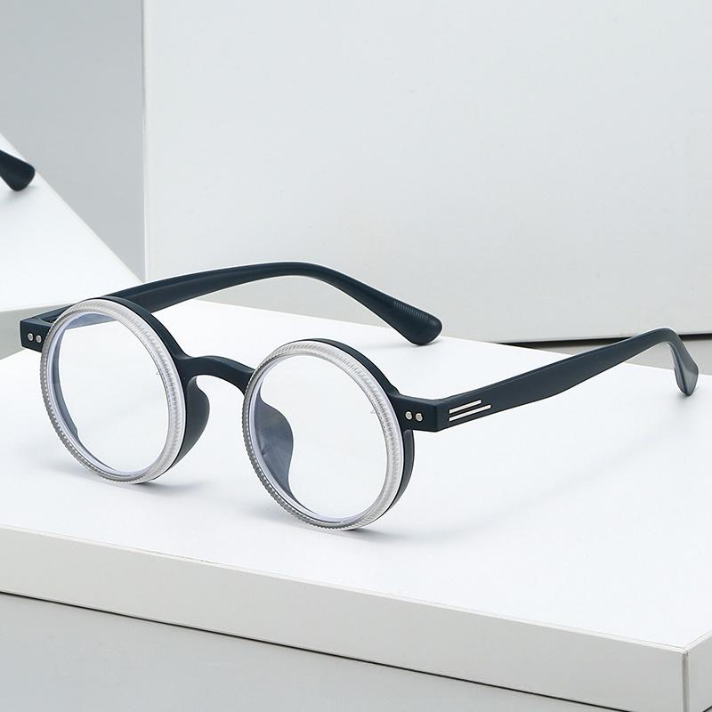 New 360 Rotating Adjustable Women Reading Glasses Ultra Light Round Frame Anti Blue Light High Quality