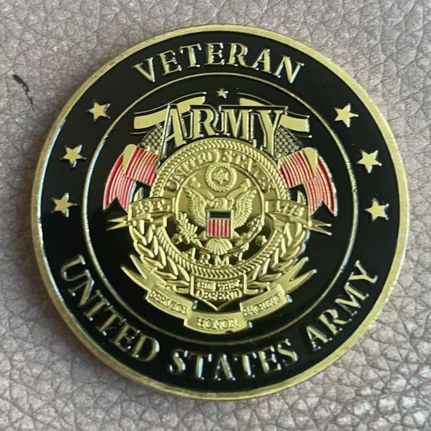 

Military Service Honor Courage Coins Military Appreciation Coin for Veterans Christmas Gift
