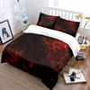 Fiery Lava Cracked Design Set Bedding Duvet Cover Set Duvet Cover Pillowcases (1 * Duvet Cover 2 * Pillowcases, without duvet insert)
