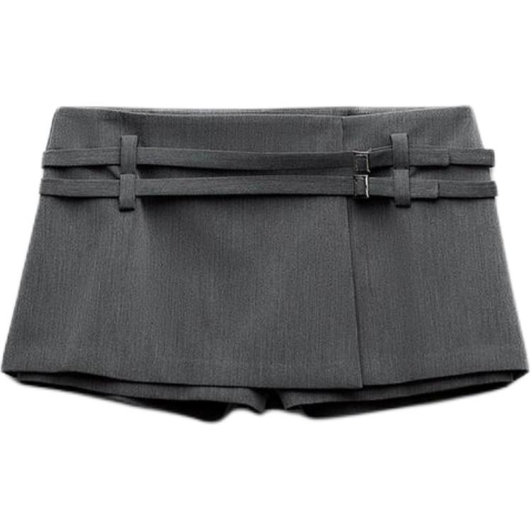 

Zara Solid Color Button Decor High Waist Casual Skirt Women skirts 2553140-801 L