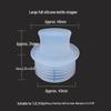 Insulated Thermos Lid with Silicone Cork and Wooden Top for Hot Water Bottles