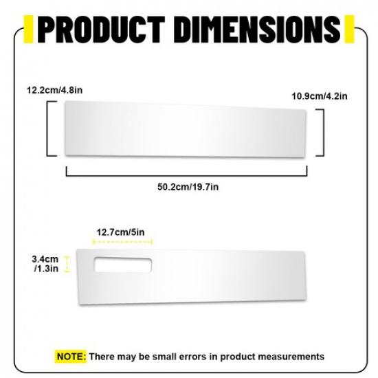 2015- Fit Ford F-150 Car Chrome 4X Door Pillar Window Post Trim Cover