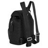 Coach Pace 27 Monogram Logo Jacquard And Leather Backpack Large Women backpack Black Silver CT812-SBKBK