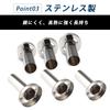 FJmark Inner Stainless Steel with Volume Adjustment for Car Mufflers 110 Silencer, Universal, Baffle, Function, 85, 98, (98 (98mm))