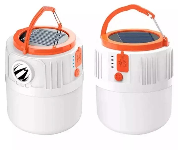Lampa Kempingowa Led Turystyczna Solarna Powerbank