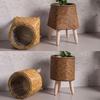 Rattan Weaving Flowers Plant Basket Grass Planter Indoor Outdoor Garden Pots Container for Bonsais Decorations