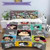 3Pcs Mafalda'S World Bedding Set Soft Fabric Duvet Cover Pillowcases Home Christmas Xmas Halloween Gift 1 Duvet Cover 2 Pillowcase N1366