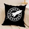 Anime F-Futurama B-Bender Cushion Cover Soft Plush Fabric Double-Sided Printed Sofa Cushion Cover For All Seasons Homedecor Gift