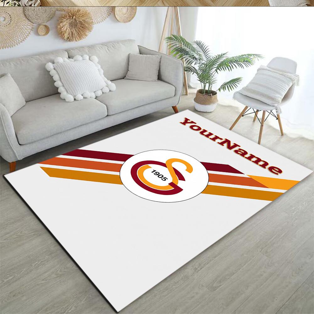 Galatasaray 329 Customized Name Carpet Suitable for Living Rooms Entryway Balcony Kitchen Antislip Carpet Decorate Offices
