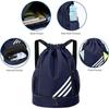 New Drawstring Basketball Bag with Wet/Dry Separation, Large Capacity for Sports, Travel, Outdoor Activities.