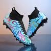 Training Student Shoes Soccer Shoes Trend High Top Sneakers Competition Men'S And Women'S Spring Teens Large Size Spikes