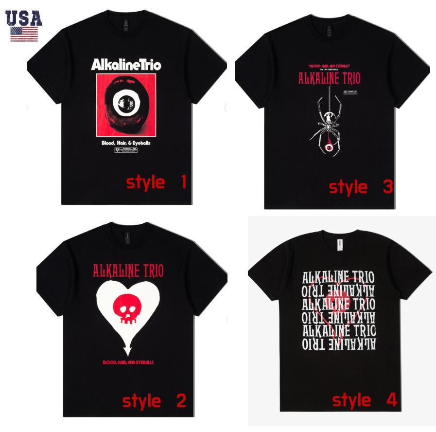 

Alkaline Trio – Blood, Hair and Eyeballs Album 2025 Rock T-Shirt All Size Unisex T-Shirt XXXXL