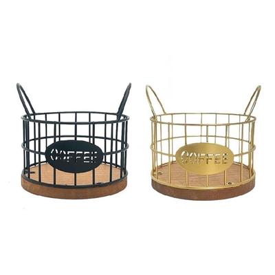 Versatile Coffee Storage Rack Coffee Basket Decoration for Kitchen Countertop