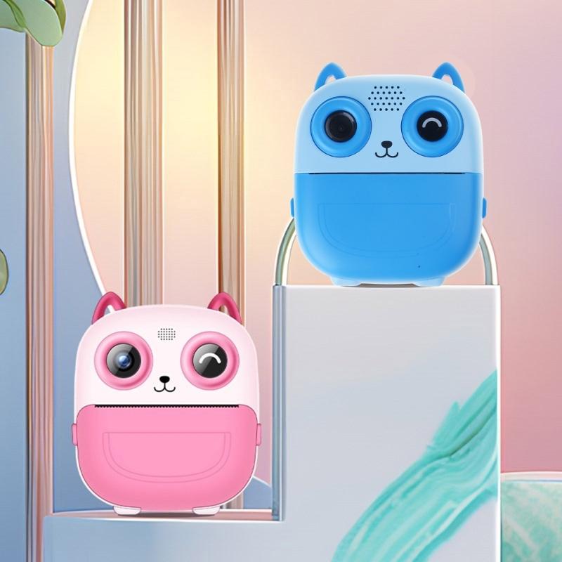 Digital Photo Camera Children Print Camera Mini Thermal Printer Selfie Digital Camera Portable Travel Camera Toy