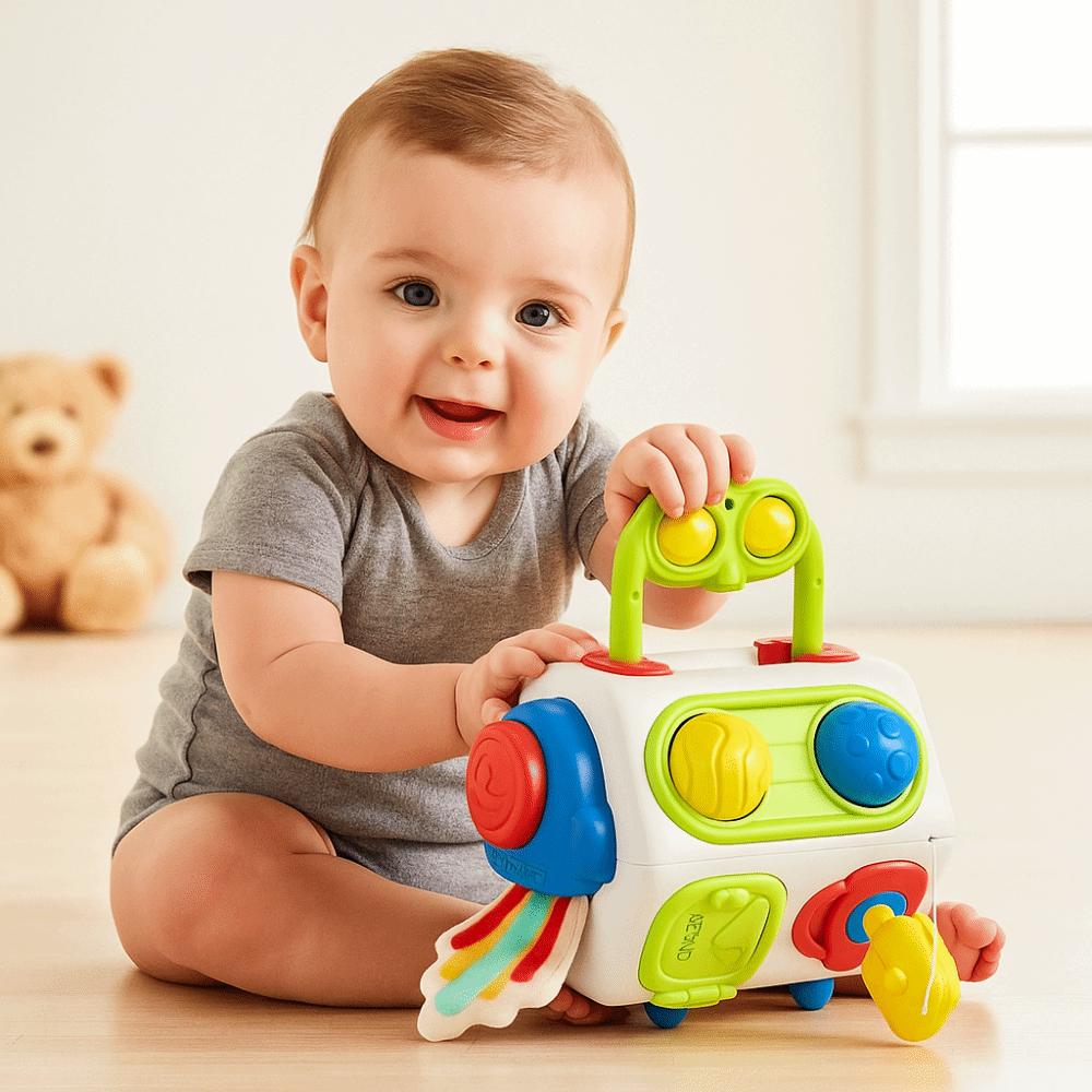 Polyhedral Montessori Sensory Toys Parent-child Interactive Baby Busy Cube  Birthday Party Decor