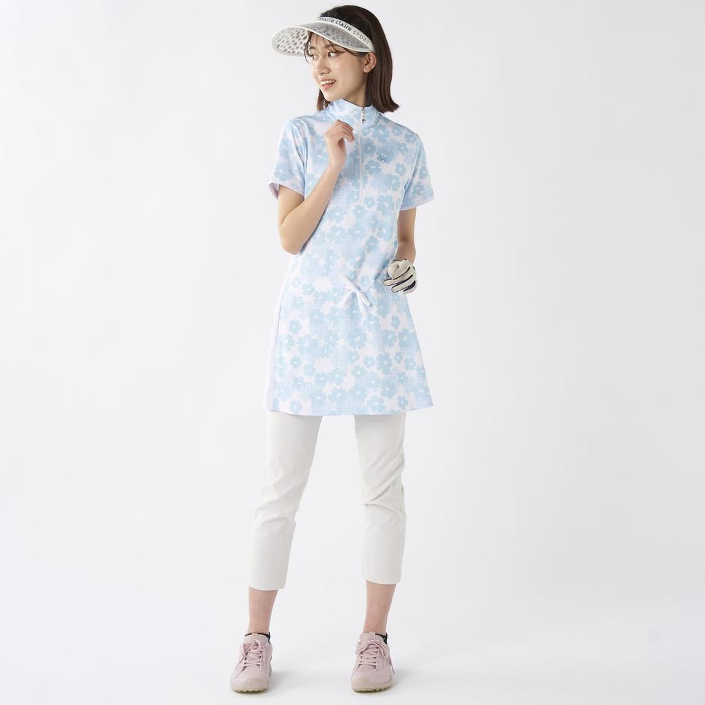 Marie Claire Women's Floral Print Tunic 715420W BL M