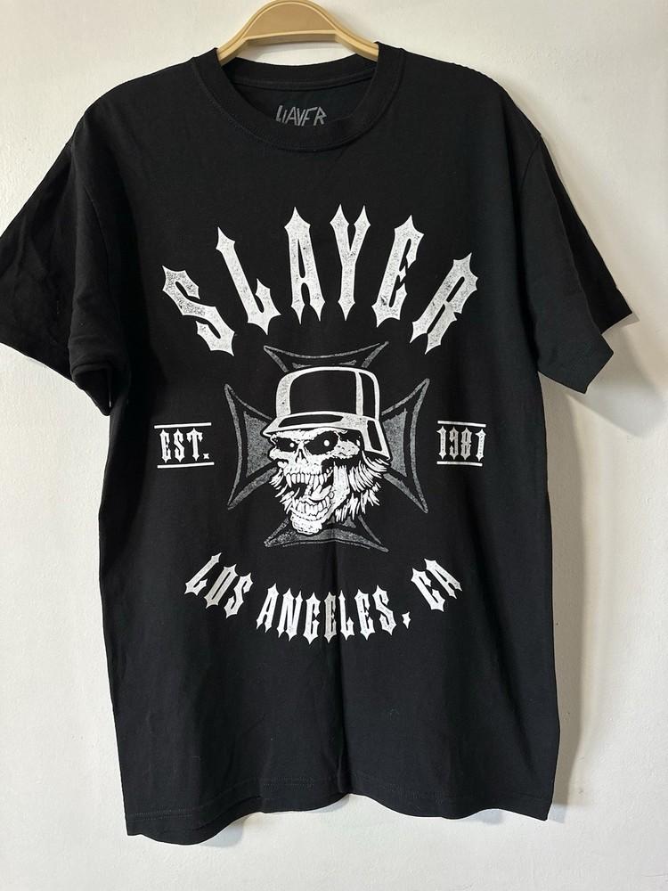 

SLAYER Official Men039s Medium Band TShirtOfficial Band Merchandise Unisex T-Shirt XL