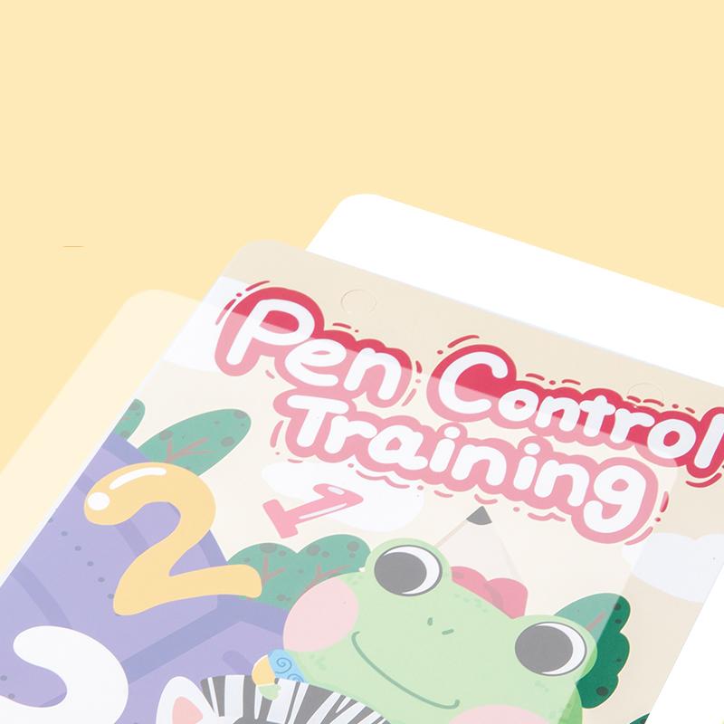 Magiskt Övningshäfte Pedagogiska Montessori-böcker för Barn Träning av Pennkontroll Återanvändbart Kalligrafihäfte för Barn