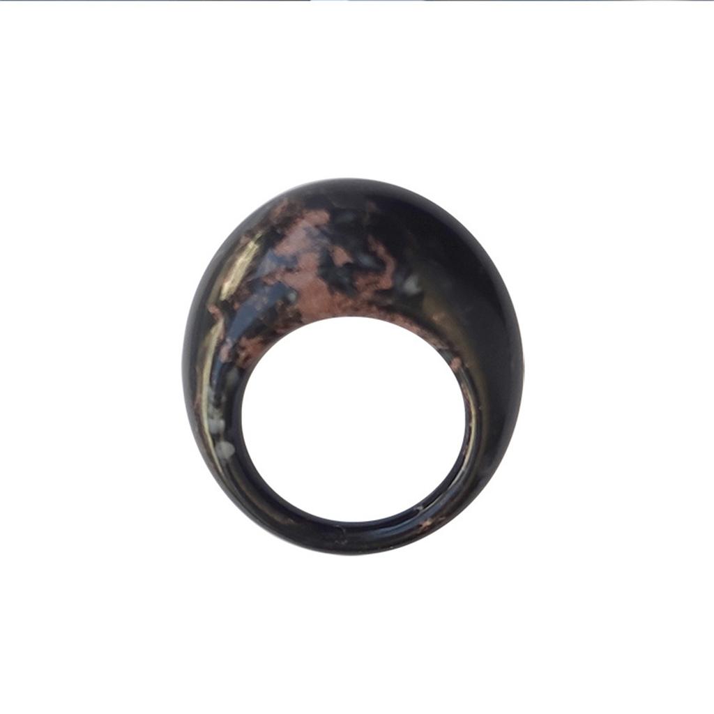 Anillos Punk Grandes de Resina de Moda Fresca para Mujeres Diseño Acrílico Irregular Colorido Anillo de Dedo Vintage para Niñas Joyería de Fiesta