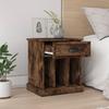 VidaXL Bedside Tables 2 Pcs Smoked Oak 43x36x50 Cm 816355