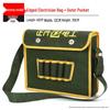 Multifunctional Electrician Crossbody Tool Bag - Canvas, Extra Thick with Large Capacity Pockets for Men