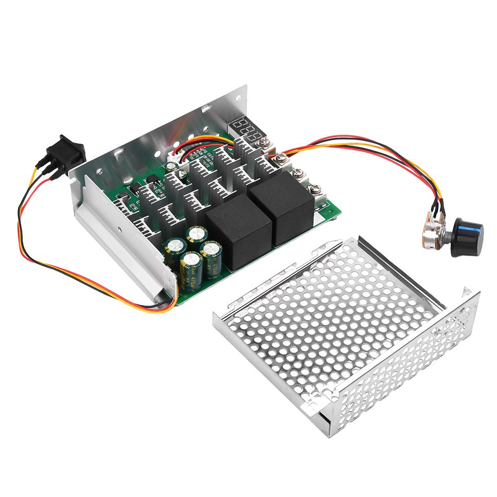 DC10-55V 60A DC Brush Motor Motor Speed Switch Induction Speed Switch Forward and Reverse Digital Tachometer Motor Governor