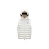Moncler Geacă cu puf Clai Rib Bone pentru bărbați Alb J10911A00057595ZJ034