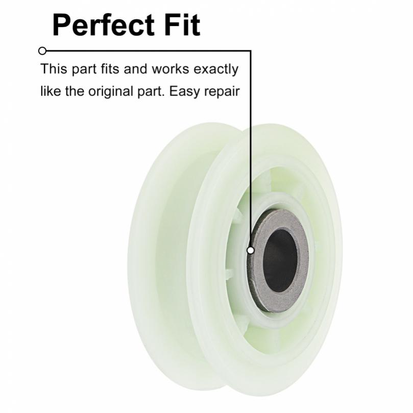 Plastic Dryer Support Wheel  Roller Kit Fit for Whirlpool AP3094197 / PS334244 / 279640
