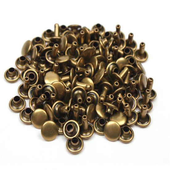 100 Sets Rivet with Fixing Tool Kit Stylish Durable DIY Craft Clothing Repair Rivets for Home Sewing Shop