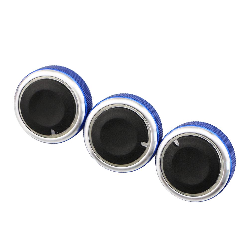 

3 шт./компл. Ручка переключателя кондиционера автомобиля Ручка кондиционера для Ford Focus 2 MK2 Focus 3 MK3 2005-2017 Mondeo C-MAX синий