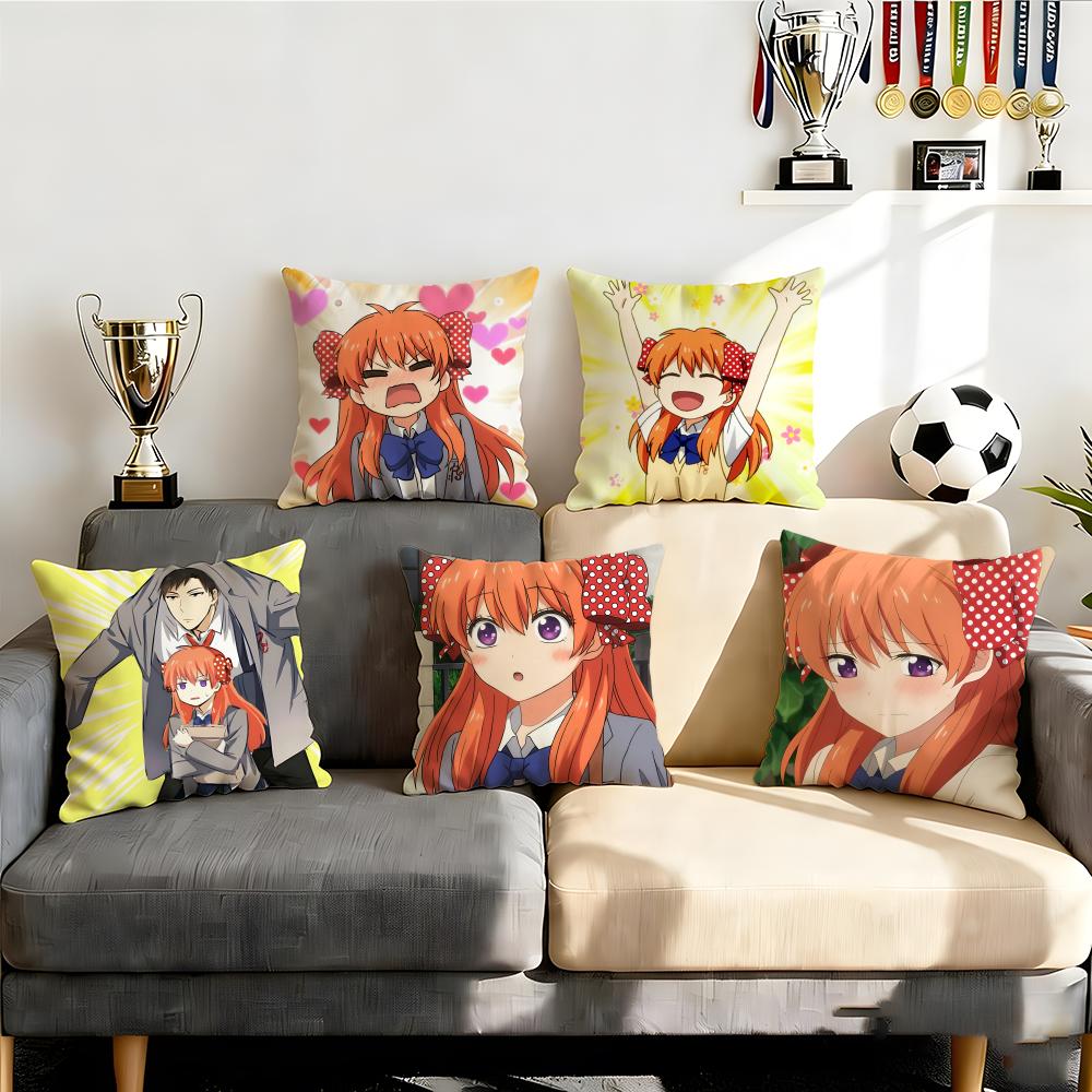 Comedy Monthly Girls Nozakikun Kissenbezug Kissenbezug Set 4 Stück 50x50 45x45 40x40 Kissenbezug Dekorativ Sofa Heimdekoration