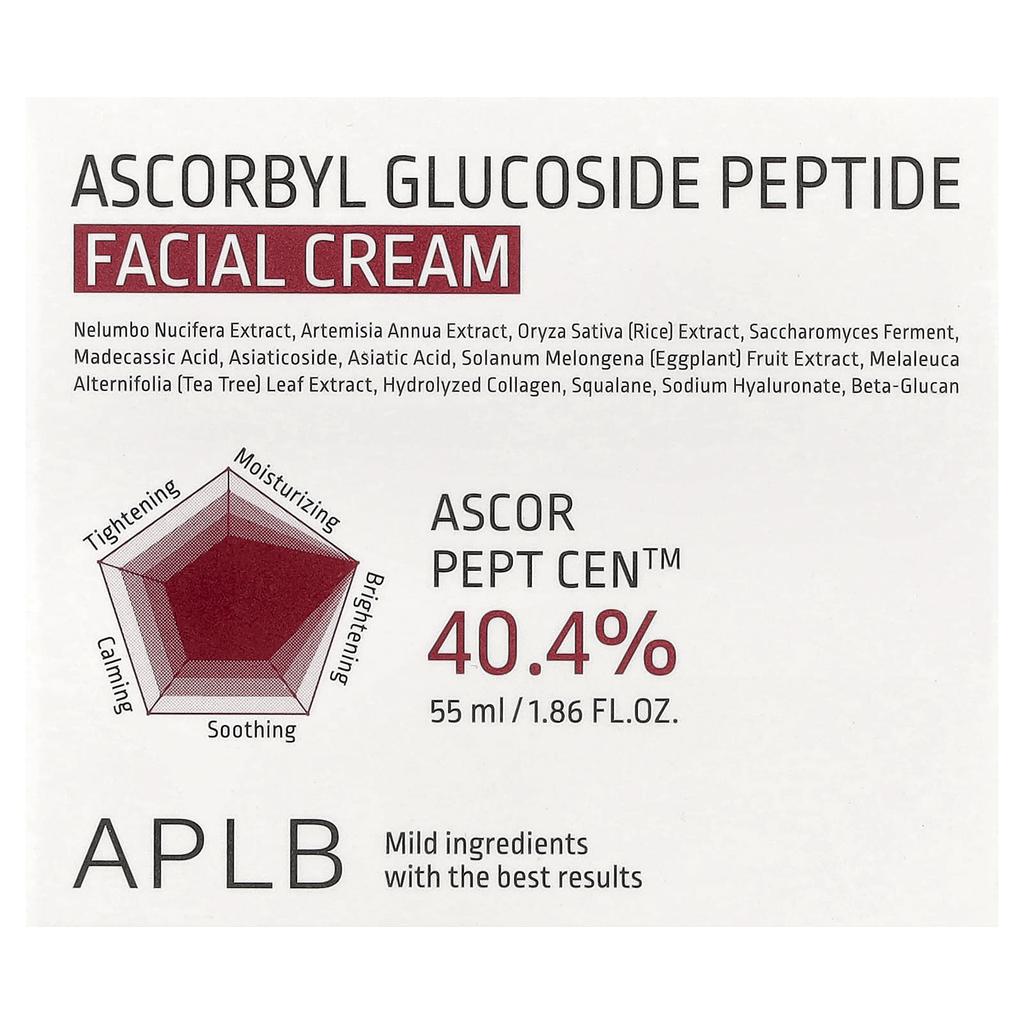 APLB, Ascorbyl Glucoside Peptide Facial Cream, 55ml (1.86 fl oz)