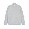 Felpa MLB Chicago White Sox Mezza Zip Liscia con Collo Rialzato Unisex Grigio Melange 3AMTB0241-44MGS