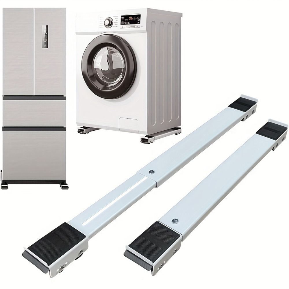 2Pcs/Set Anti-Skid Refrigerator Raised Base Sliding Dryer Holder PC Mount Bracket Furniture Moving