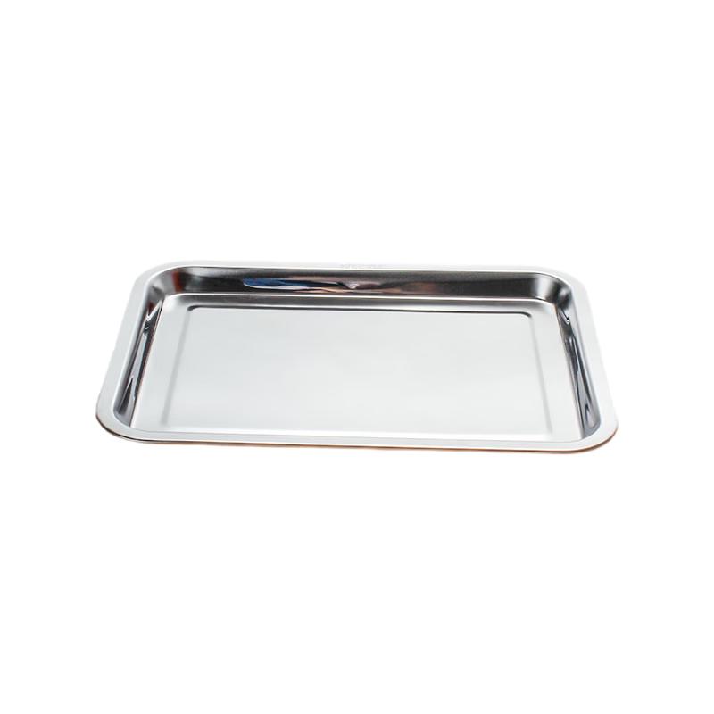 Плоский квадратный лоток Sush из нержавеющей стали 304