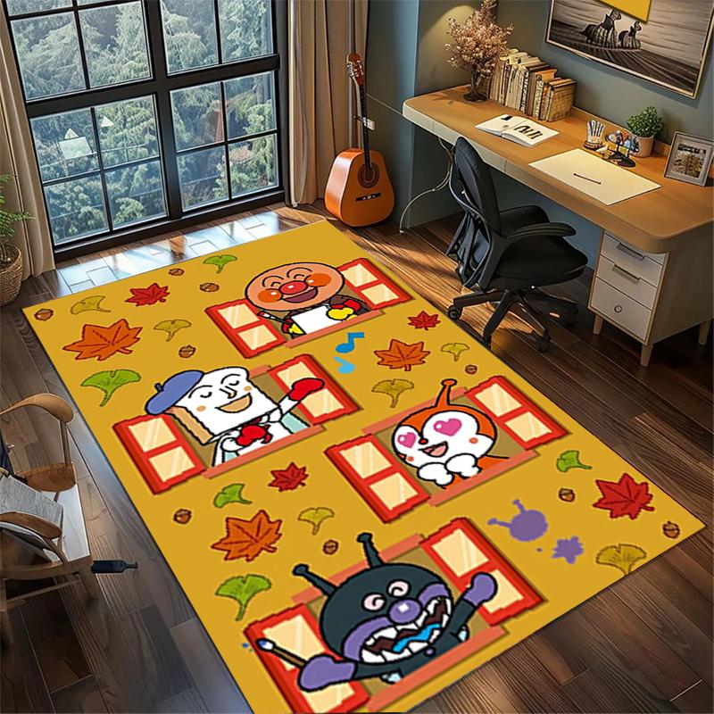Waschbare rutschfeste Fußmatte Brot Superman Teppich für große Flächen Heim Schlafzimmer Gamer Zimmer Dekor