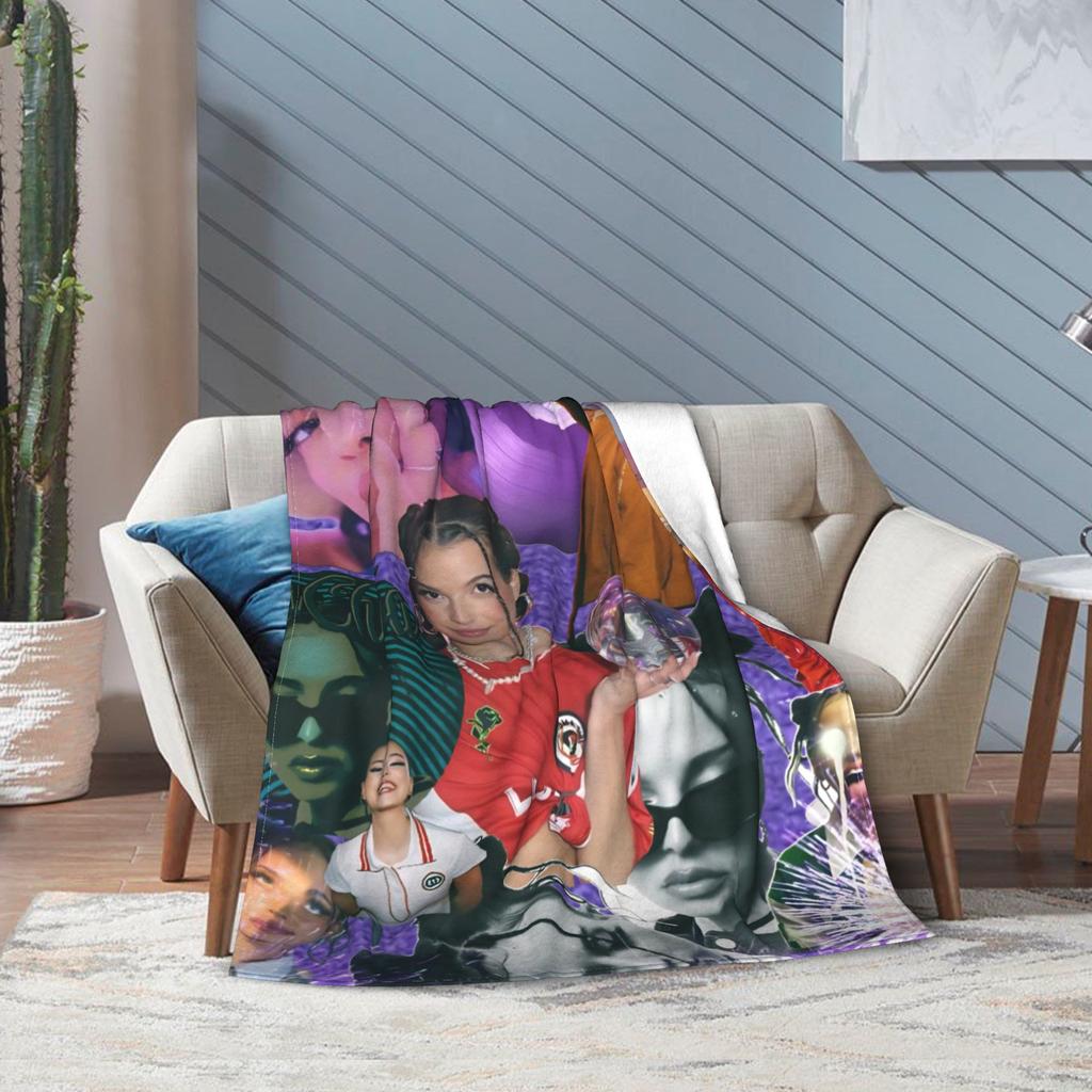 Nina Chuba Sänger Accessoires Decke Gemütlich Weich Überwurfdecken für Wohnzimmer 50x60 Zoll Mehrere Größen Tagesdecke