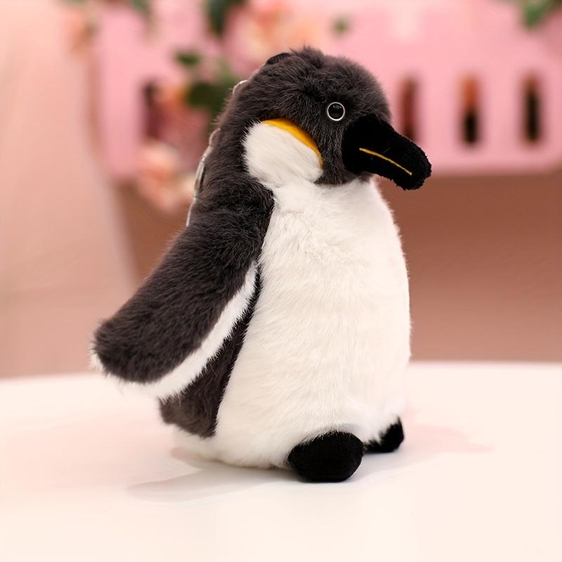 1PC Cute Simulation Emperor Penguin Plush Toy, Cartoon Animation Game Characters, Stuffed Animal Plush Dolls