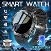 Neue Militär-Smartwatch 1000mAh Akku Sprachanruf GPS-Tracking 5ATM Wasserdicht Taktische Sport-Fitness-Smartwatch Herren