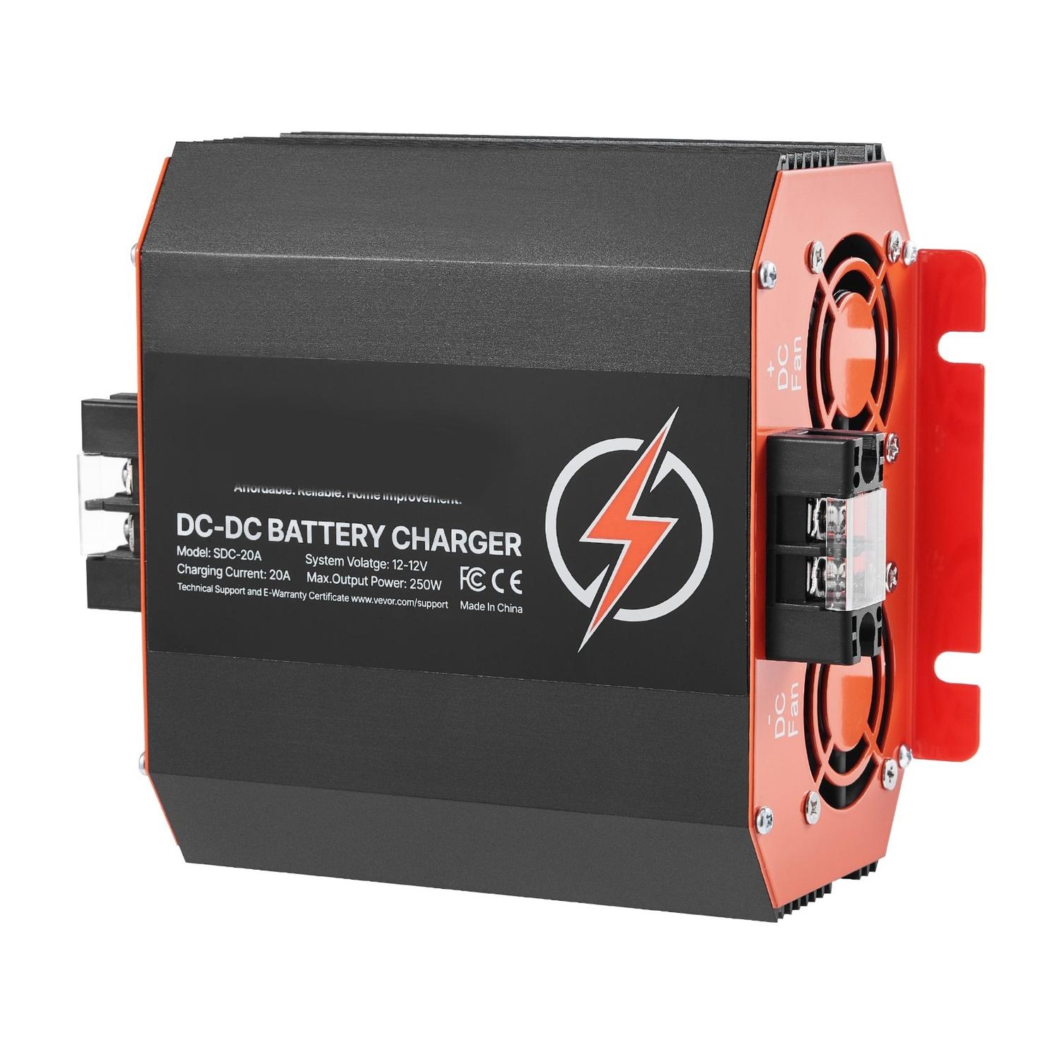 12V 20A DC-DC lādētājs Akumulatora lādētājs