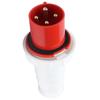 4 Pin Industrial Plug Heat Resistance Insulating IP67 Waterproof Electronic Accessories for