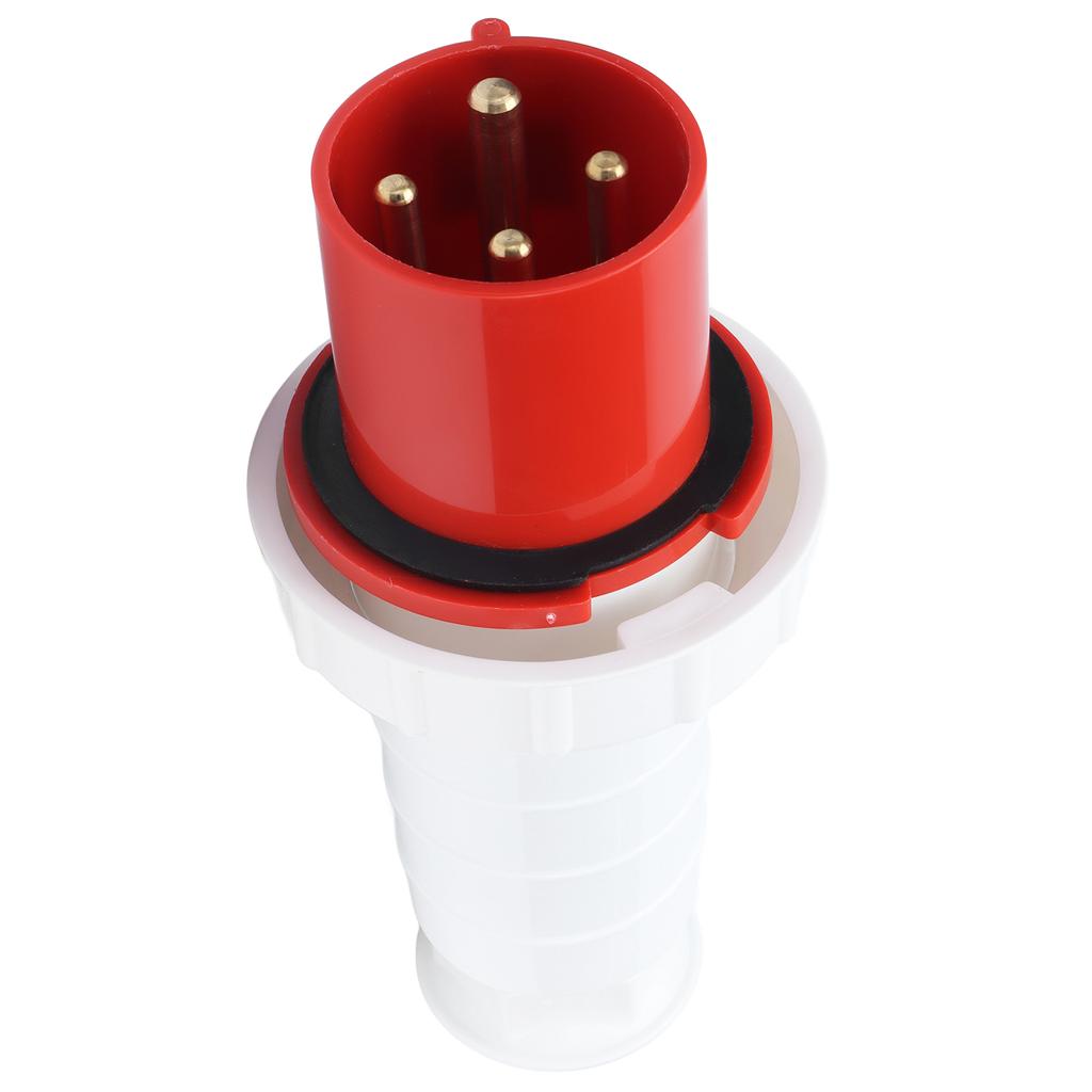 4 Pin Industrial Plug Heat Resistance Insulating IP67 Waterproof Electronic Accessories for