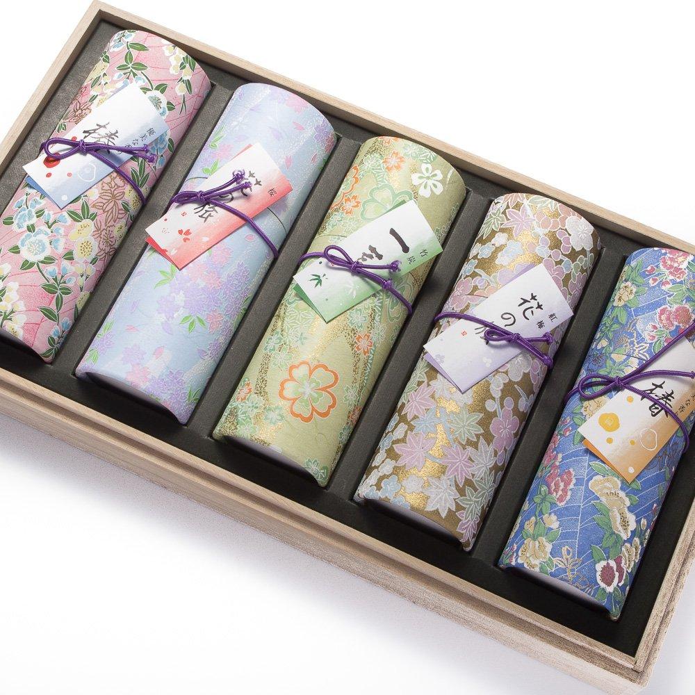 

Благовония Okuno Seimeido Hanakurabe (Набор из 5 предметов) в коробке из древесины павловнии