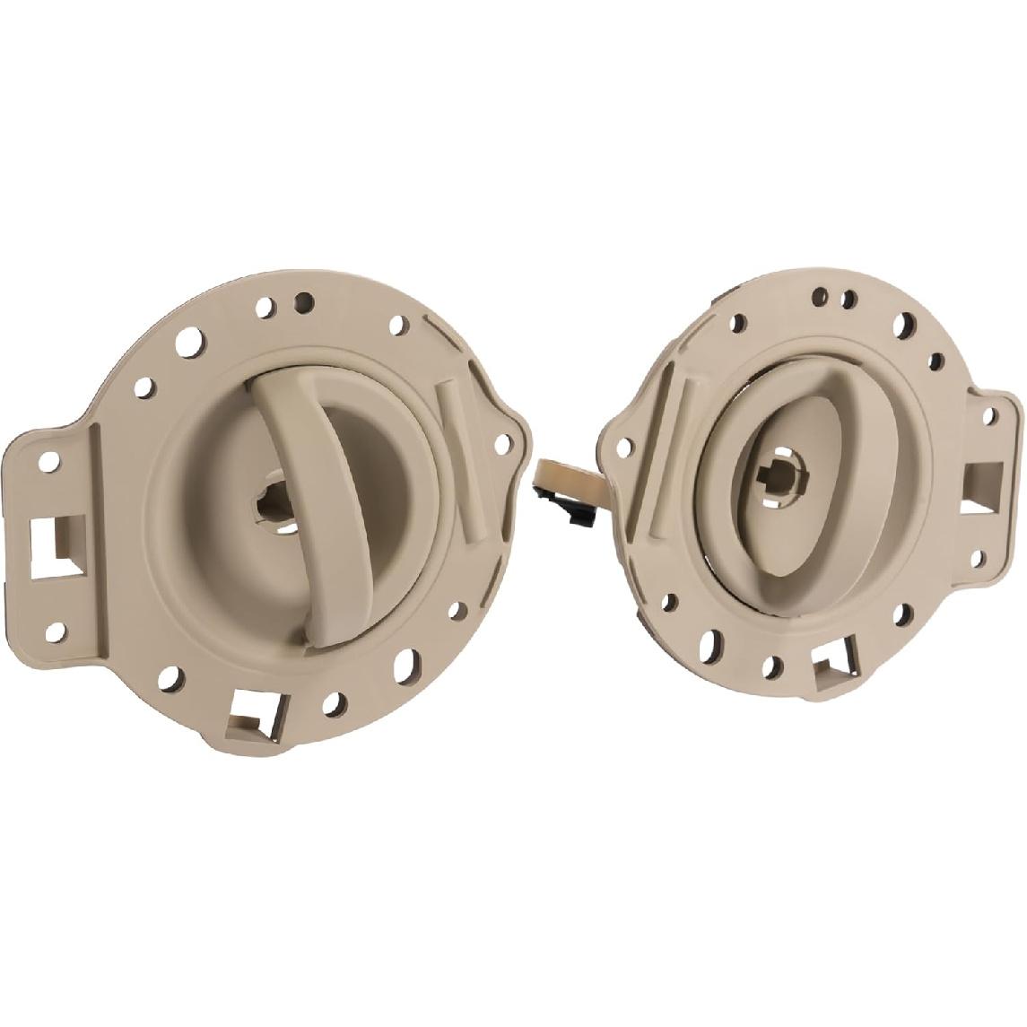 

Pair Inner Door Handle Compatible with 2006-2010 Jeep Commander for Both Front or Rear Painted Tan Replacement for 1PF031DVAA, 1DW001J8AA,