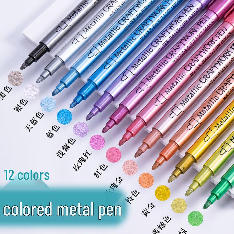 Guan Na 550 Metalické Voděodolné DIY Řemeslné a Doodle Pero na Karty