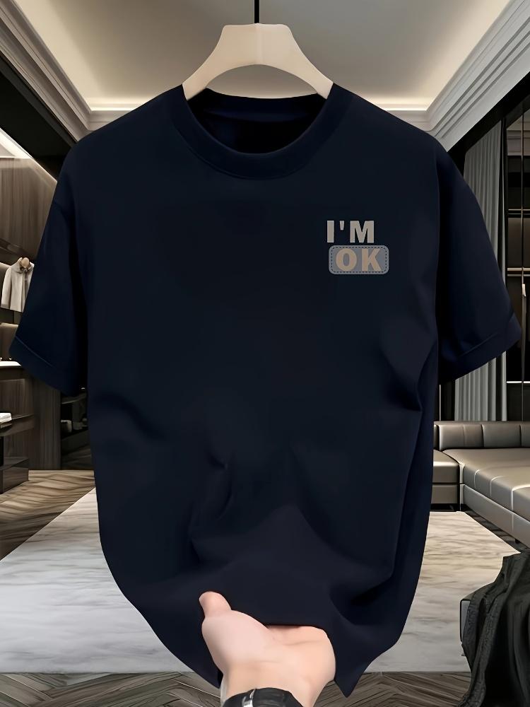 Men's T-Shirts Made of 100% Cotton Have a Special Cool Feeling for Summer and  Easily Styled In a Casual and Fashionable Way