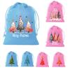 Christmas Velvet Bag, Claus Bag, Children's Gift Bag, Large Christmas Decoration, Drawstring Bag