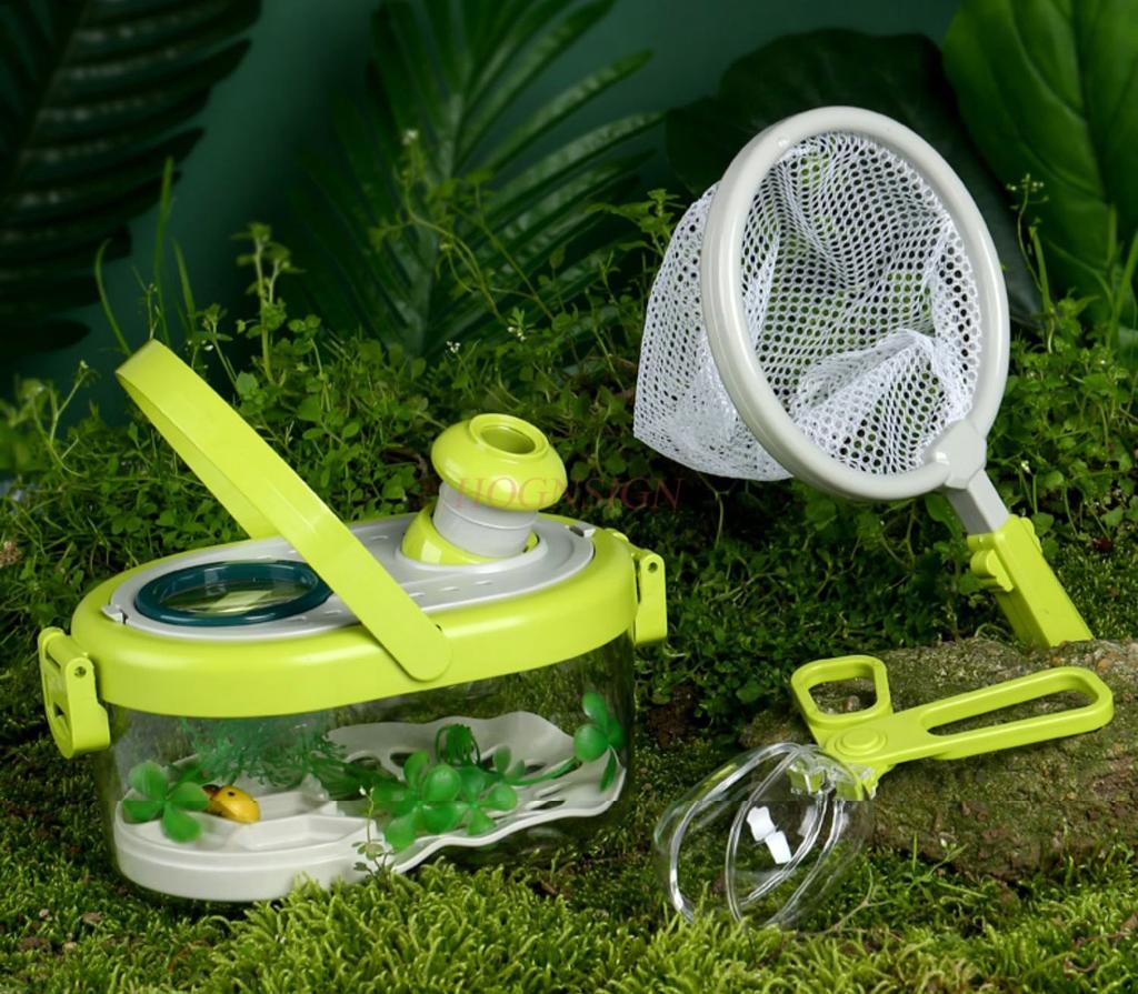 Insect Observation Box Children'S Magnifying Glass Feeding Observation Exploration Capturing Exploring Outdoor Toy