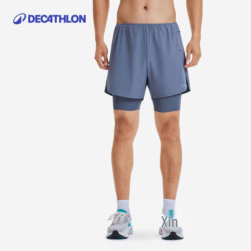 

Decathlon Men s 2-in-1 Running Shorts XL